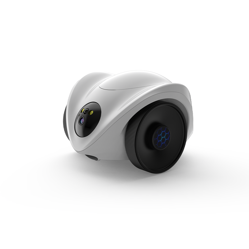 Intelligent pet companion robot ,Camera monitoring robot, remote pet companionship movable two-way communication whole house camera mobile snack feeding machine