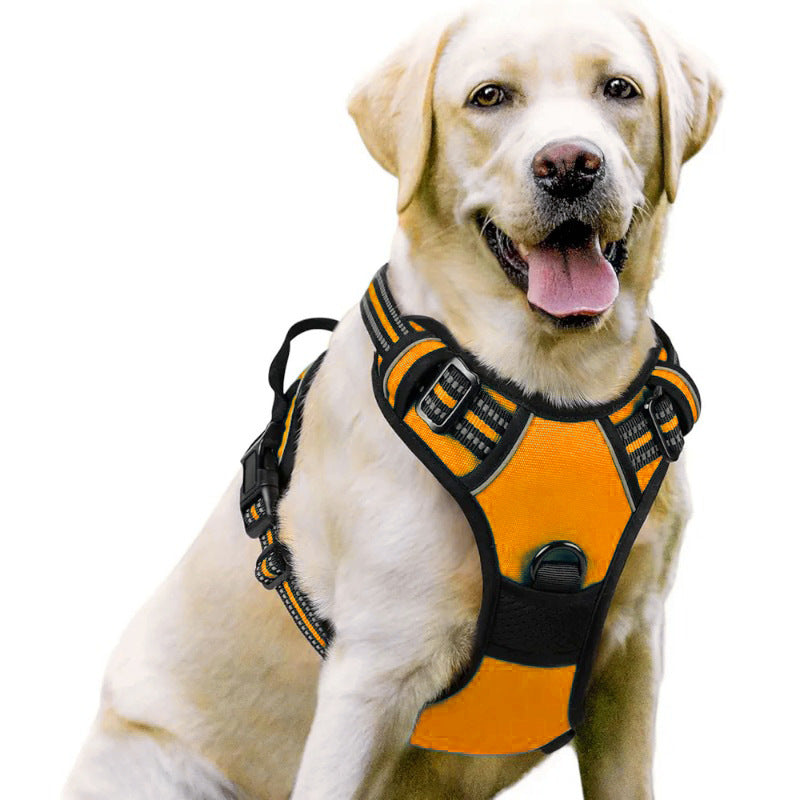 Dog Harness and Leash Set Pet Harness, Adjustable Puppy Vest for Small Medium Large Dogs, Cats Strap+leash