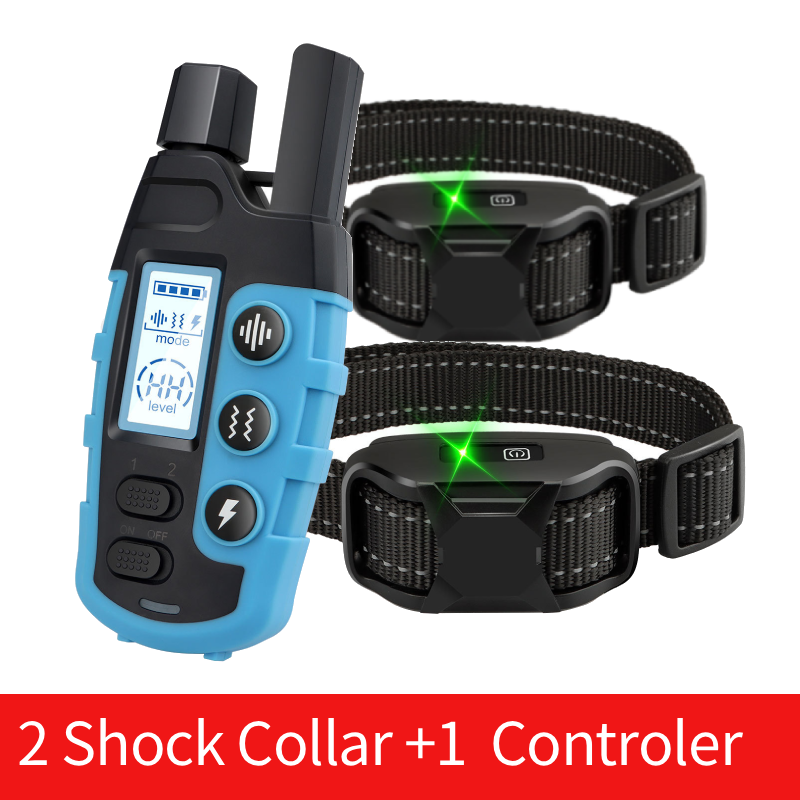 Dog Shock Collar - 4200FT Dog Training Collar with Remote Innovative long range, IP67 Waterproof with 3 Training Modes, Rechargeable E-Collar for All Breeds