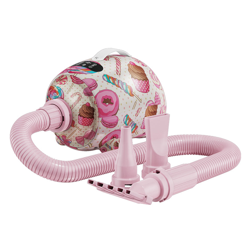 LAWAPET Colorful Dog Vacuum & Dryer for Shedding Grooming, 3 IN 1Dog Grooming Kit ,Adjustable Speed and Temperature Control Blower