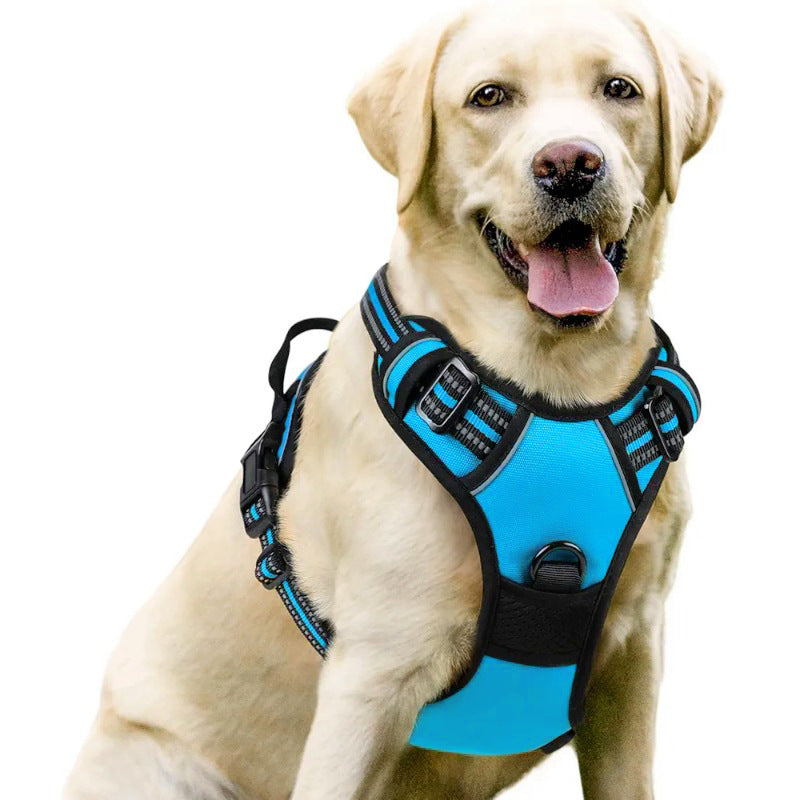 Dog Harness and Leash Set Pet Harness, Adjustable Puppy Vest for Small Medium Large Dogs, Cats Strap+leash