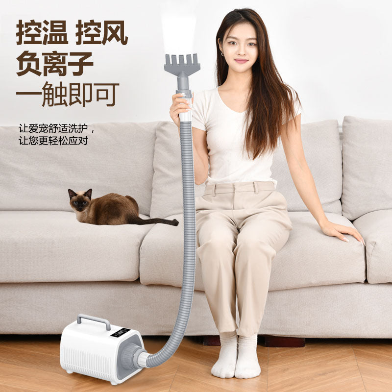 LAWAPET Dog Vacuum & Dryer for Shedding Grooming, 3 IN 1Dog Grooming Kit ,Adjustable Speed and Temperature Control Blower