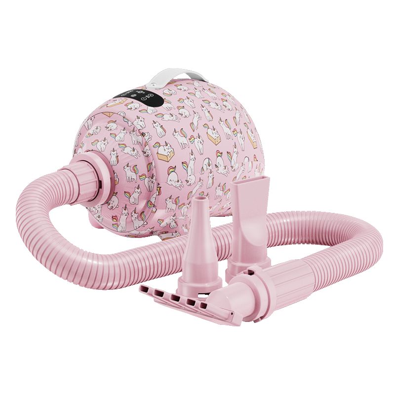 LAWAPET Colorful Dog Vacuum & Dryer for Shedding Grooming, 3 IN 1Dog Grooming Kit ,Adjustable Speed and Temperature Control Blower