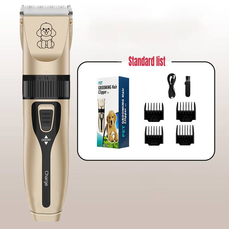 Dog Shaver Clippers Low Noise Rechargeable Cordless Electric Quiet Hair Clippers Set for Dogs Cats Pets