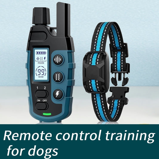 Dog Shock Collar - 4200FT Dog Training Collar with Remote Innovative long range, IP67 Waterproof with 3 Training Modes, Rechargeable E-Collar for All Breeds
